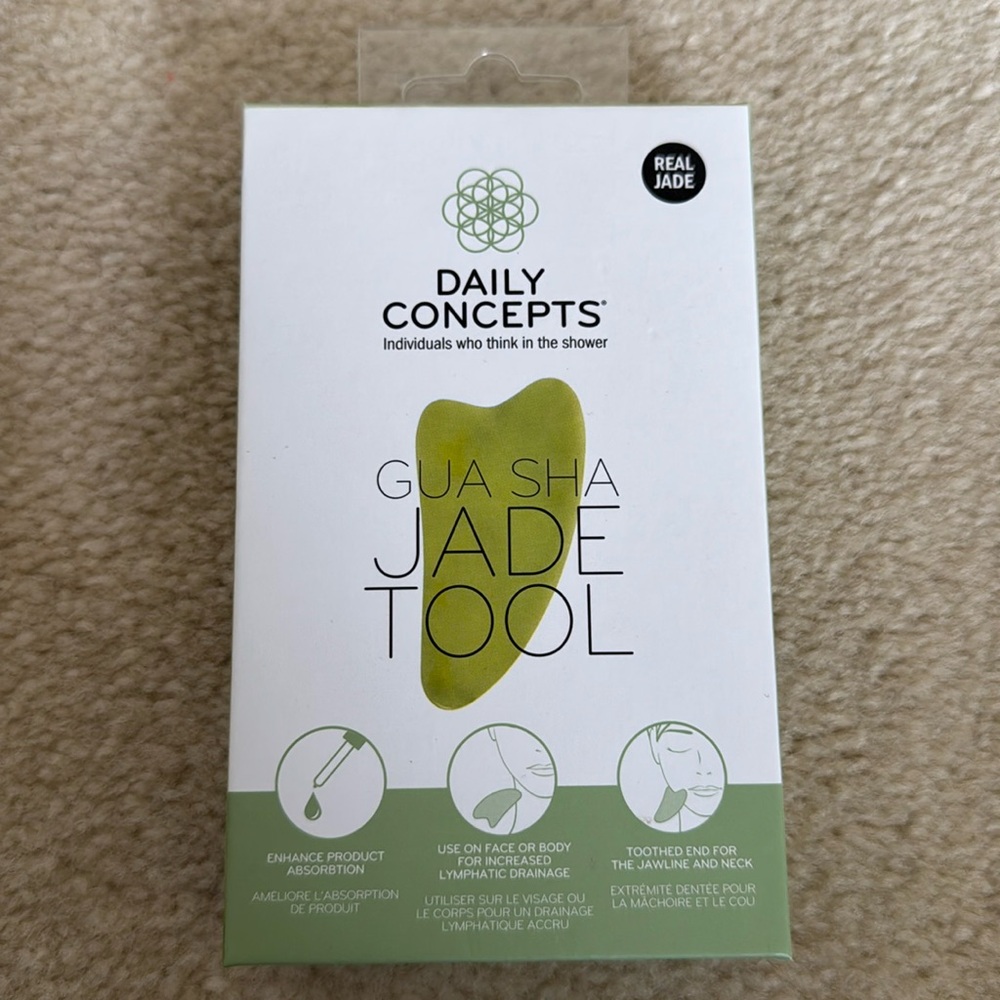 Gua sha jade tool